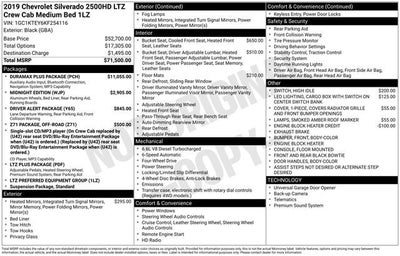 2019 Chevrolet Silverado 2500 HD LTZ