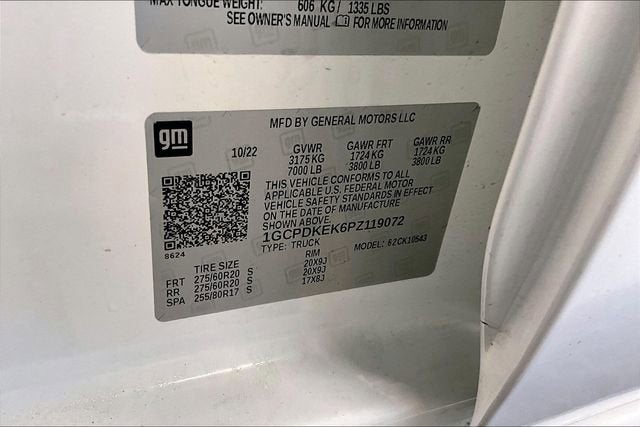 2023 Chevrolet Silverado 1500 LT (2FL)