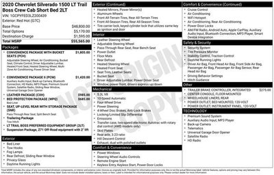 2020 Chevrolet Silverado 1500 LT Trail Boss