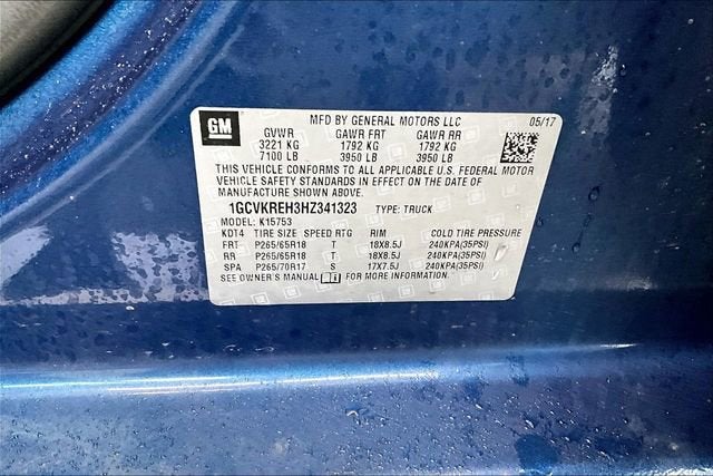 2017 Chevrolet Silverado 1500 LT