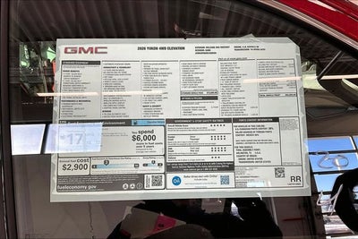 2026 GMC Yukon Elevation