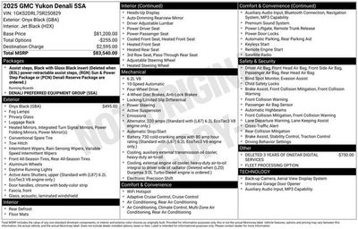 2025 GMC Yukon Denali