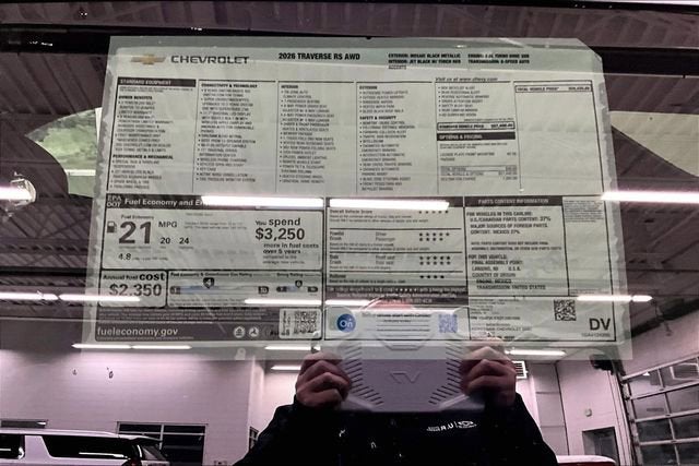 2026 Chevrolet Traverse RS