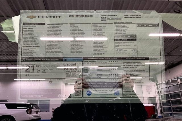 2026 Chevrolet Traverse RS