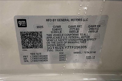 2026 GMC Sierra 2500 HD AT4X