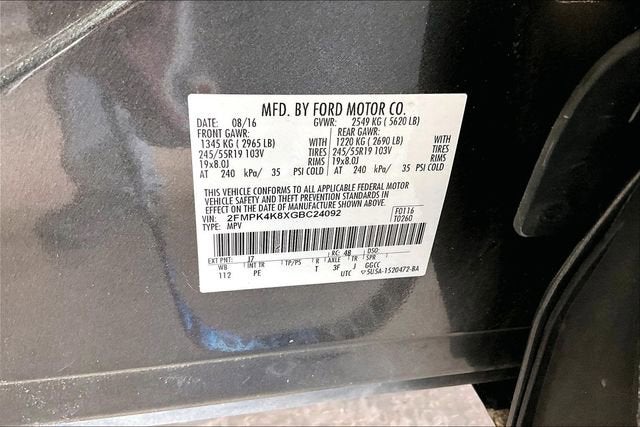 2016 Ford Edge Titanium