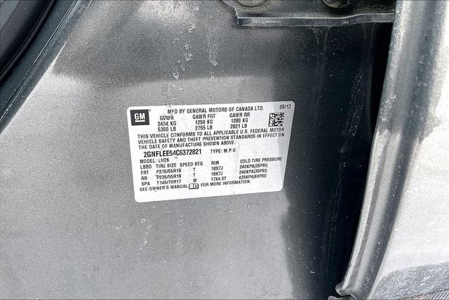 2012 Chevrolet Equinox LT w/1LT