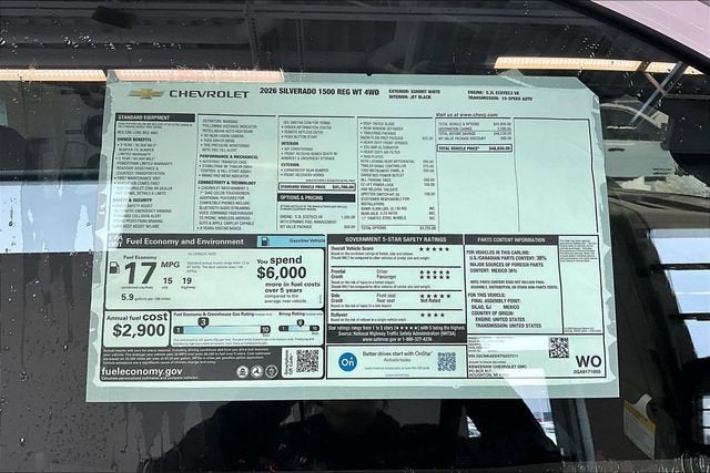 2026 Chevrolet Silverado 1500 WT