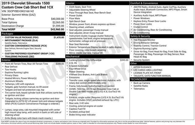 2019 Chevrolet Silverado 1500 Custom