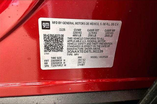 2026 Chevrolet Equinox RS