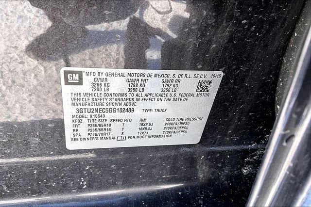 2016 GMC Sierra 1500 SLT