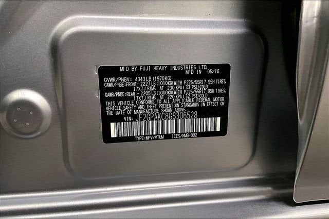 2016 Subaru Crosstrek 2.0i Limited