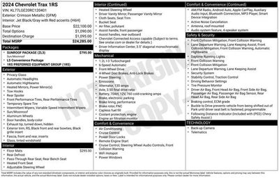 2024 Chevrolet Trax 1RS