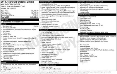 2014 Jeep Grand Cherokee Limited