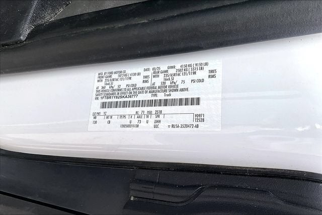2025 Ford Transit Cargo Van T-250 130" Low Rf 9070 GVWR RWD