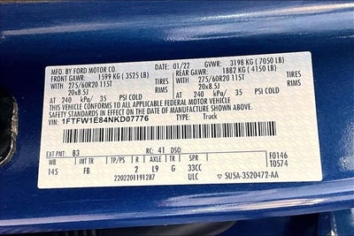 2022 Ford F-150 XLT