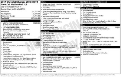 2017 Chevrolet Silverado 2500 HD LTZ