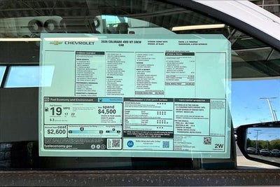 2026 Chevrolet Colorado WT