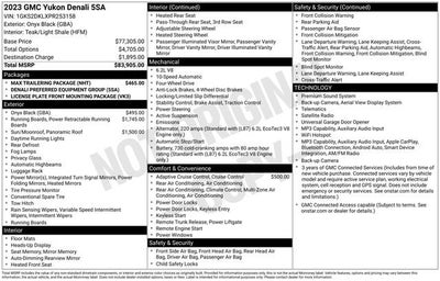 2023 GMC Yukon Denali