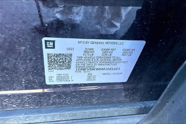 2021 Chevrolet Traverse LT Cloth