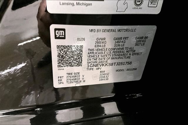 2026 Chevrolet Traverse High Country