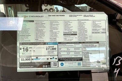 2026 Chevrolet Tahoe Premier