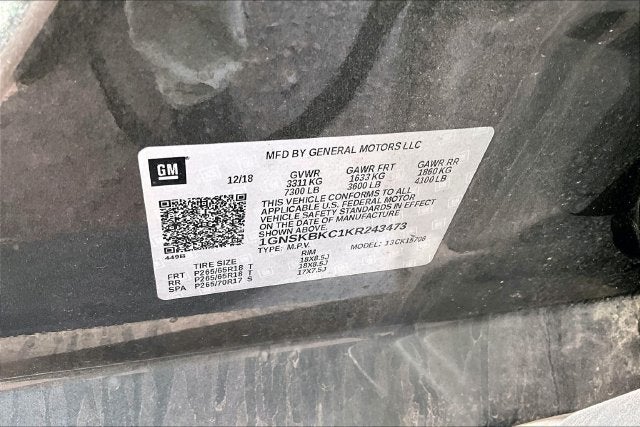 2019 Chevrolet Tahoe LT