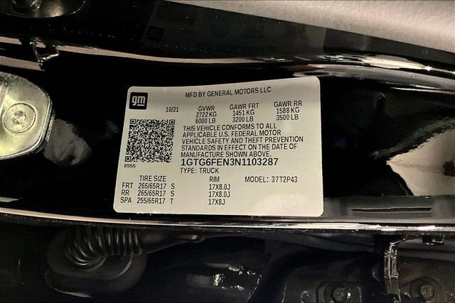 2022 GMC Canyon AT4 - Leather