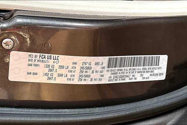 2017 Chrysler Pacifica Limited