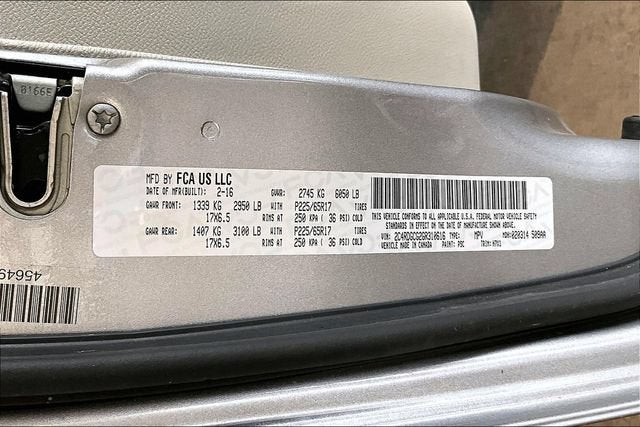2016 Dodge Grand Caravan SXT
