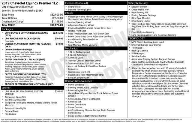 2019 Chevrolet Equinox Premier