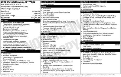 2025 Chevrolet Equinox ACTIV