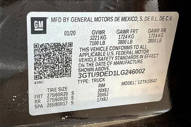 2020 GMC Sierra 1500 SLT