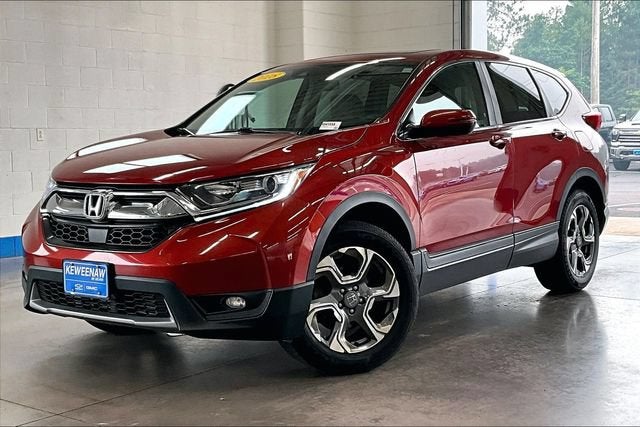 Used 2018 Honda CR-V EX with VIN 5J6RW2H59JL012515 for sale in Houghton, MI