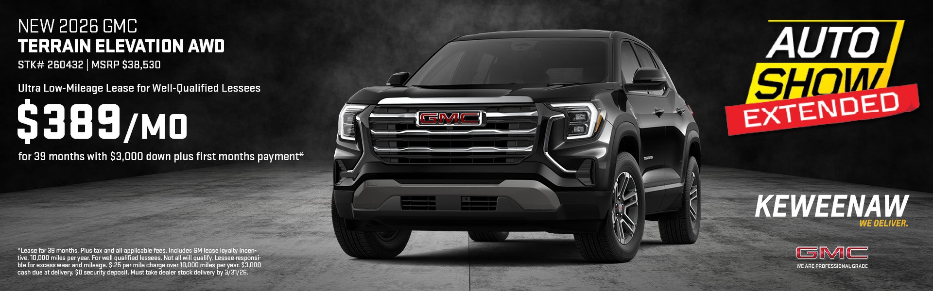 NEW 2026 GMC TERRAIN ELEVATION AWD