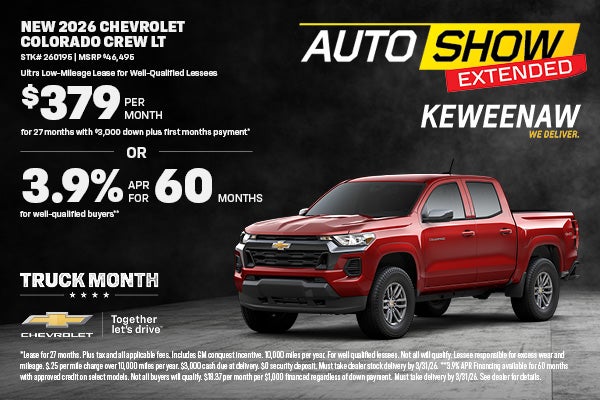NEW 2026 CHEVROLET COLORADO CREW LT