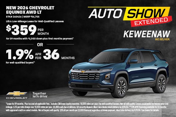NEW 2026 CHEVROLET EQUINOX AWD LT