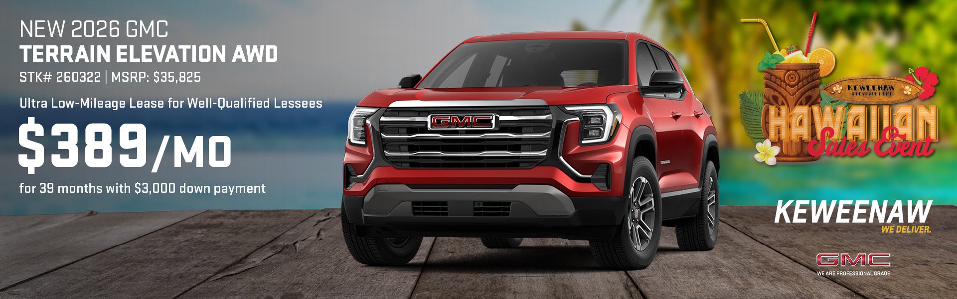 New 2026 GMC Terrain Elevation AWD