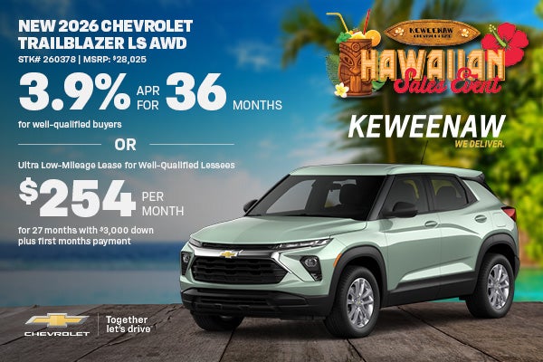 New 2026 Chevrolet Trailblazer LS AWD