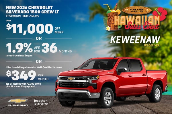 New 2026 Chevrolet Silverado 1500 Crew LT