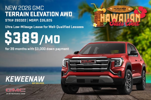 New 2026 GMC Terrain Elevation AWD