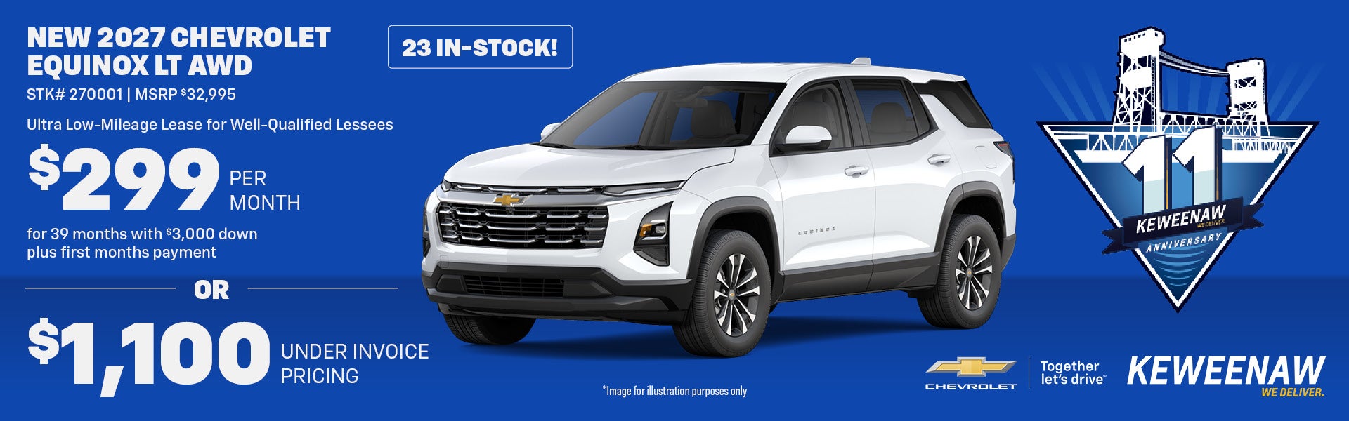 NEW 2027 CHEVROLET EQUINOX LT AWD