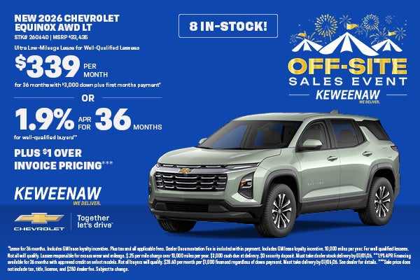 NEW 2026 CHEVROLET EQUINOX AWD LT
