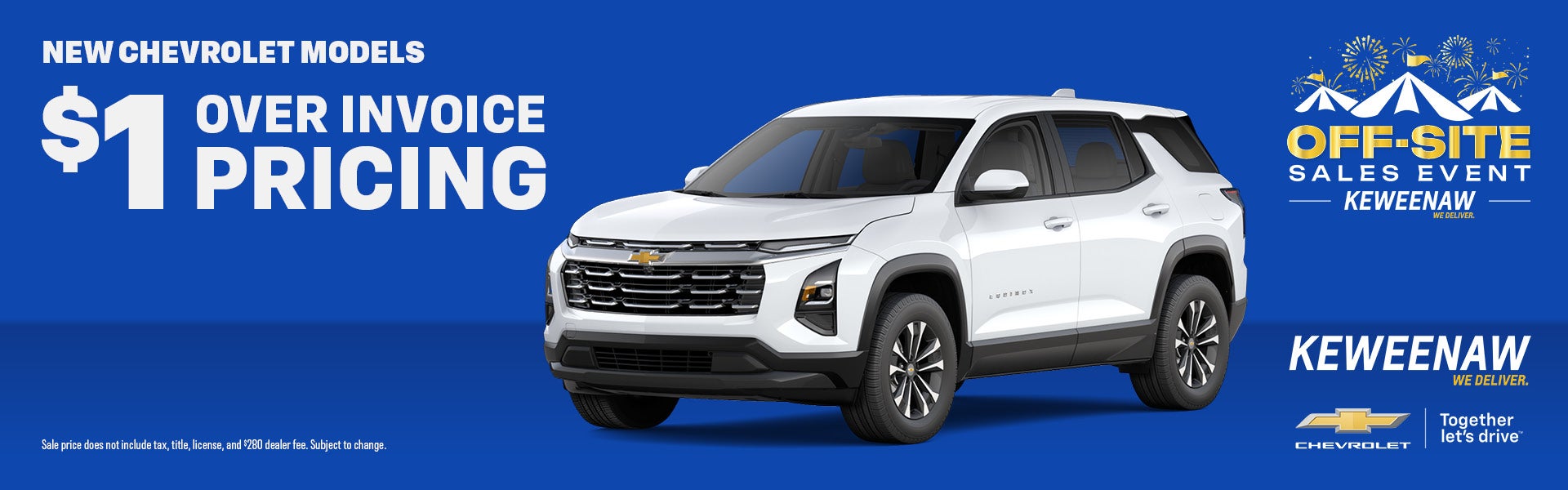 New Chevrolet Models $1 Above Invoice Pricing