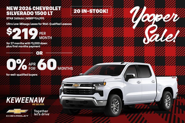 NEW 2026 CHEVROLET SILVERADO 1500 LT