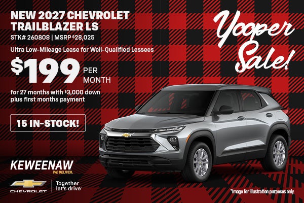 NEW 2027 CHEVROLET TRAILBLAZER LS