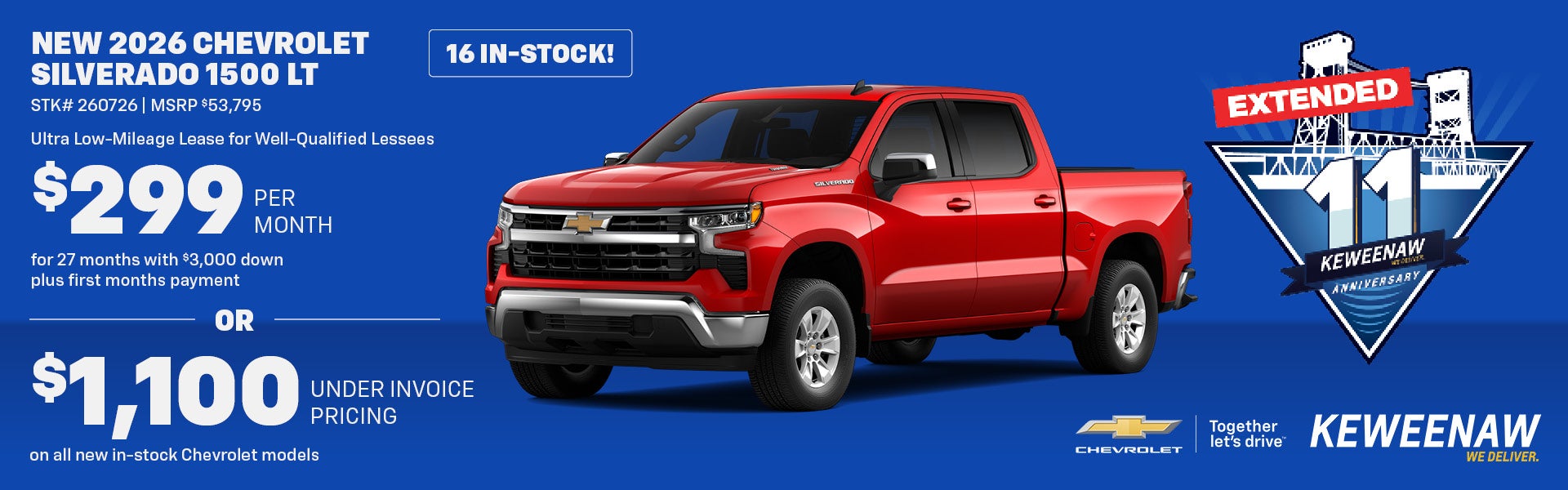 NEW 2026 CHEVROLET SILVERADO 1500 LT