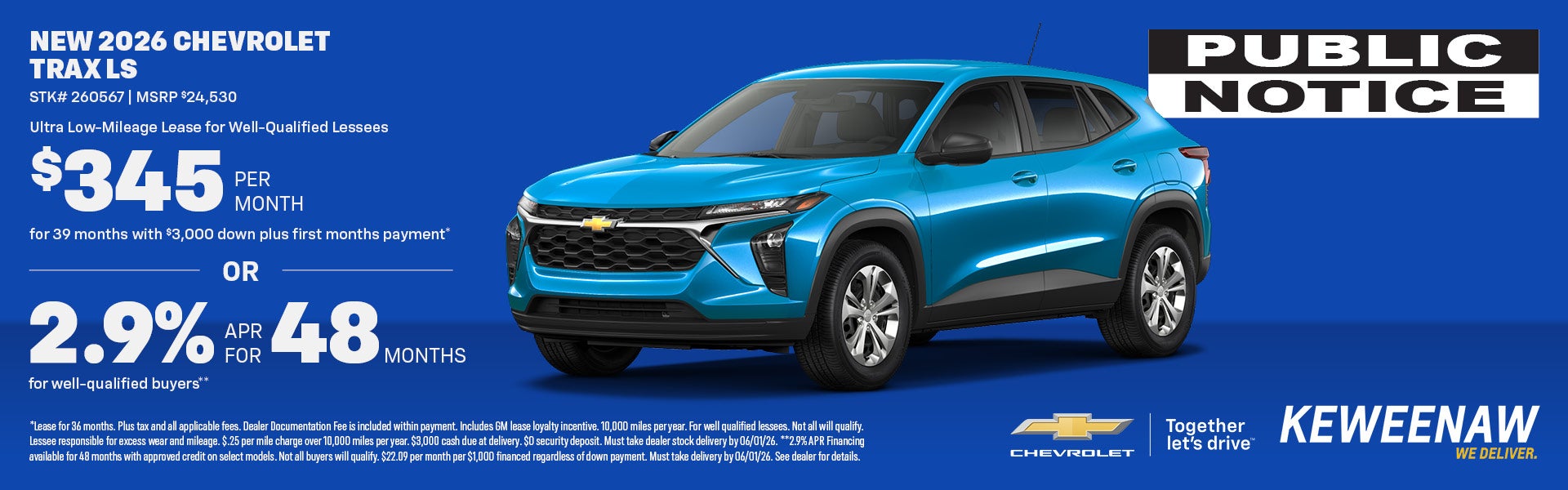 NEW 2026 CHEVROLET TRAX LS