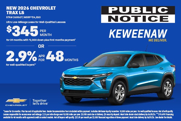 NEW 2026 CHEVROLET TRAX LS